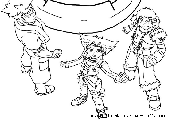 Dessin à colorier: Beyblade (Dessins Animés) #46834 - Coloriages à Imprimer Gratuits