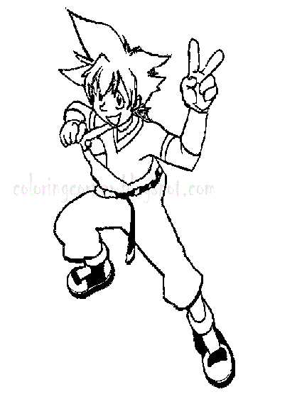 Dessin à colorier: Beyblade (Dessins Animés) #46849 - Coloriages à Imprimer Gratuits