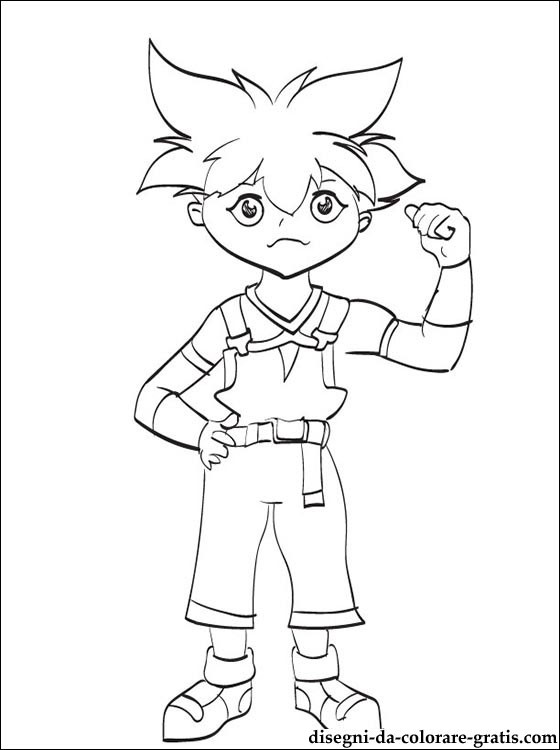 Dessin à colorier: Beyblade (Dessins Animés) #46896 - Coloriages à Imprimer Gratuits