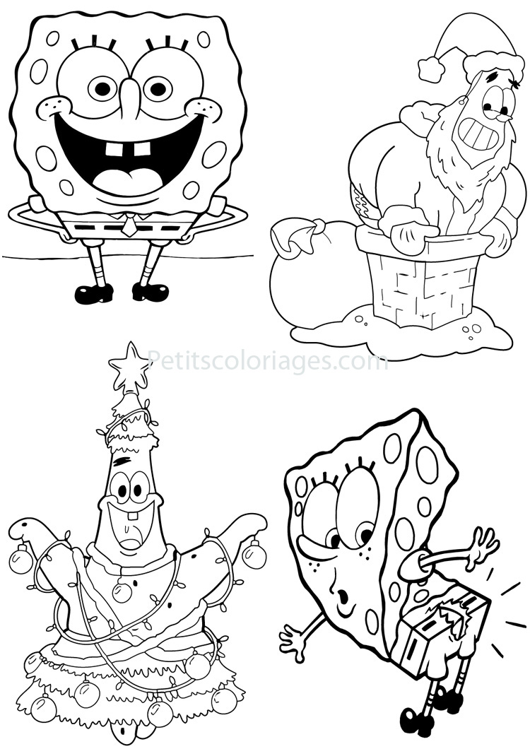 Dessin à colorier: Bob l'Éponge (Dessins Animés) #33391 - Coloriages à Imprimer Gratuits