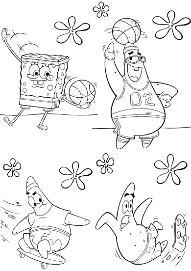 Dessin à colorier: Bob l'Éponge (Dessins Animés) #33465 - Coloriages à Imprimer Gratuits