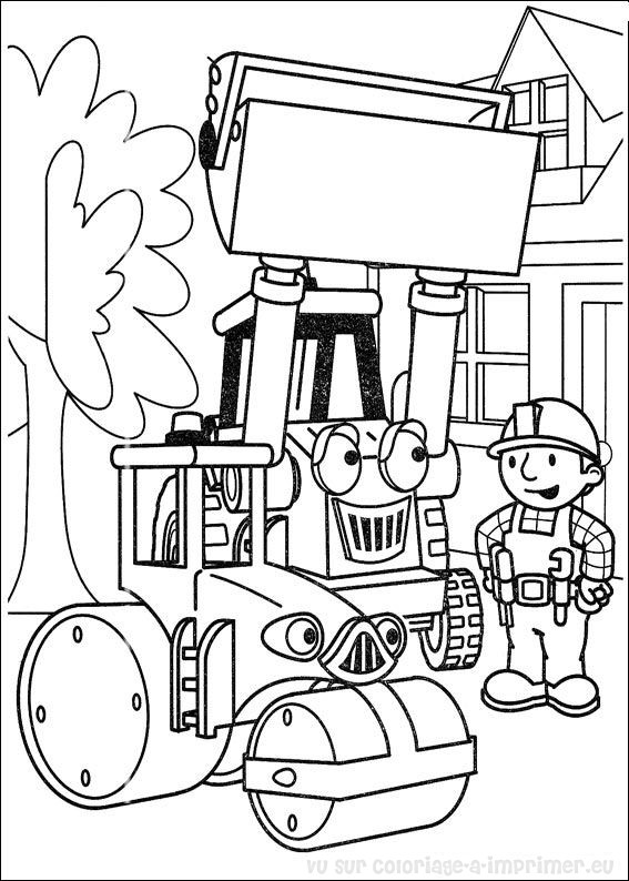 Dessin à colorier: Bob le Bricoleur (Dessins Animés) #33072 - Coloriages à Imprimer Gratuits