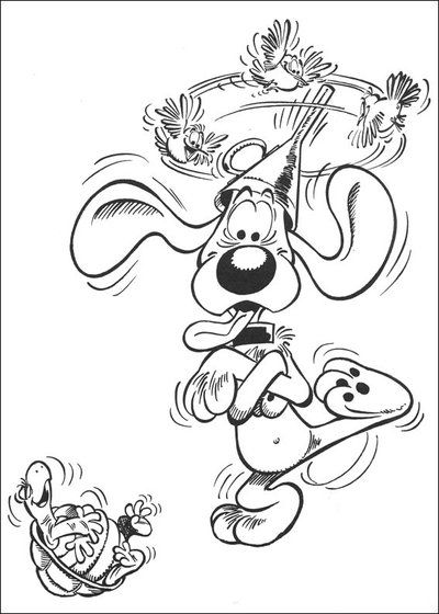 Dessin à colorier: Boule et Bill (Dessins Animés) #25443 - Coloriages à Imprimer Gratuits
