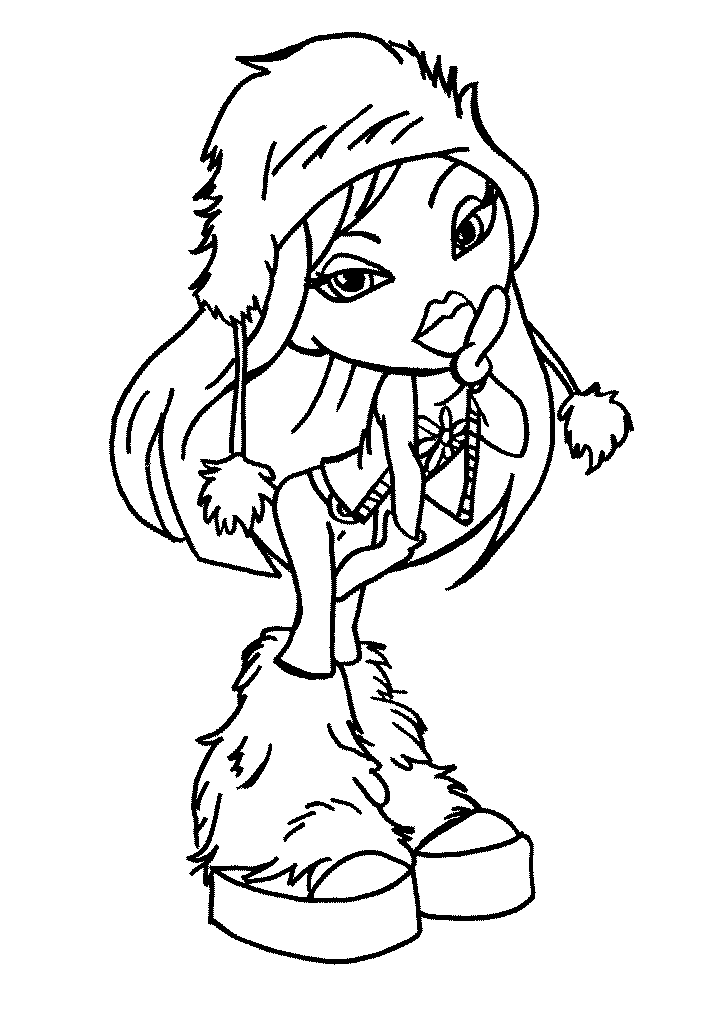 Dessin à colorier: Bratz (Dessins Animés) #32381 - Coloriages à Imprimer Gratuits