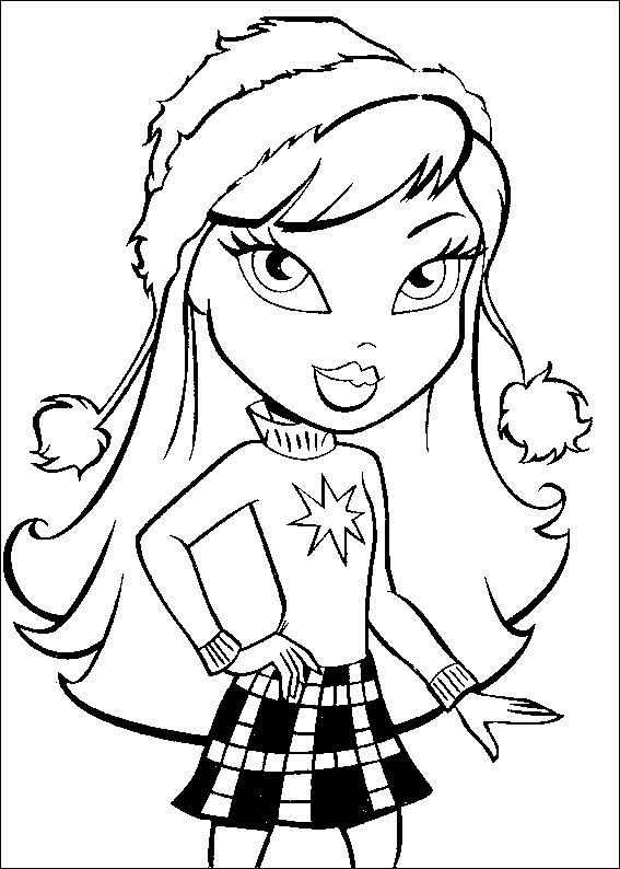 Dessin à colorier: Bratz (Dessins Animés) #32384 - Coloriages à Imprimer Gratuits