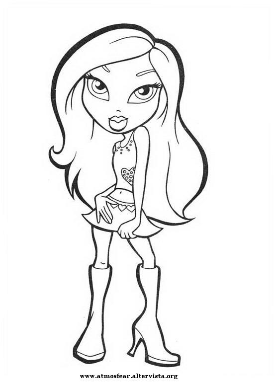 Dessin à colorier: Bratz (Dessins Animés) #32397 - Coloriages à Imprimer Gratuits