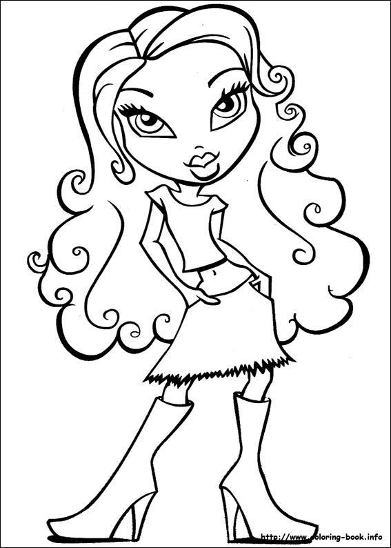 Dessin à colorier: Bratz (Dessins Animés) #32405 - Coloriages à Imprimer Gratuits