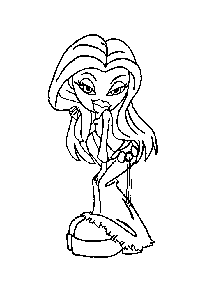 Dessin à colorier: Bratz (Dessins Animés) #32422 - Coloriages à Imprimer Gratuits