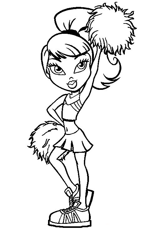 Dessin à colorier: Bratz (Dessins Animés) #32437 - Coloriages à Imprimer Gratuits