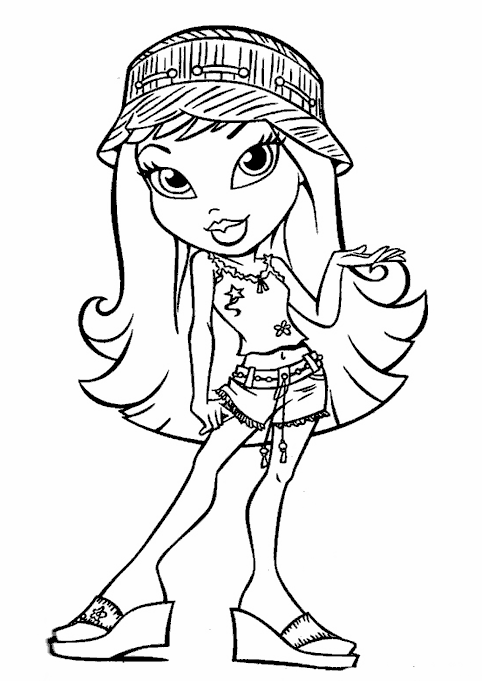 Dessin à colorier: Bratz (Dessins Animés) #32444 - Coloriages à Imprimer Gratuits