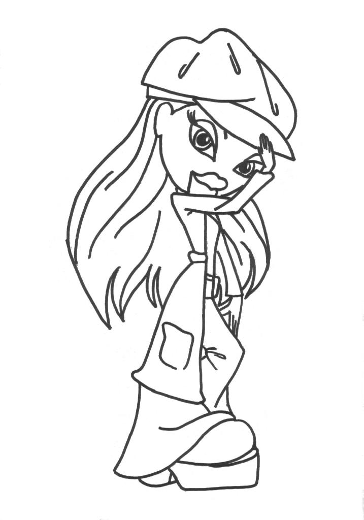 Dessin à colorier: Bratz (Dessins Animés) #32449 - Coloriages à Imprimer Gratuits