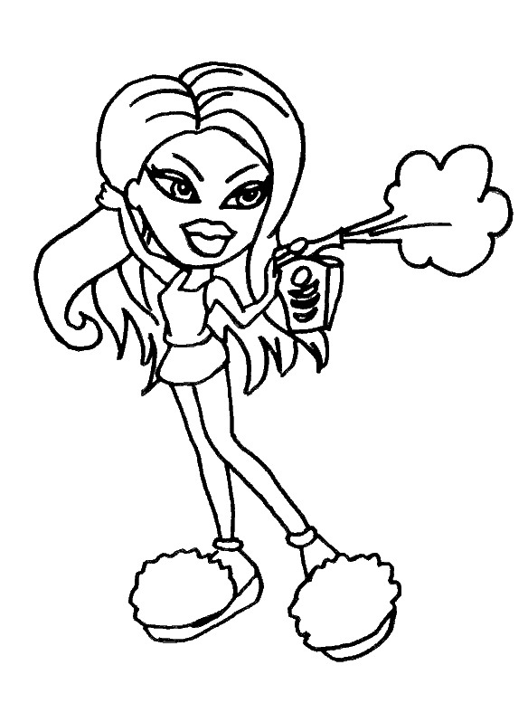 Dessin à colorier: Bratz (Dessins Animés) #32458 - Coloriages à Imprimer Gratuits