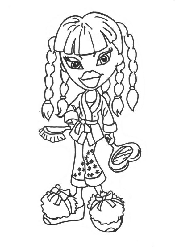 Dessin à colorier: Bratz (Dessins Animés) #32473 - Coloriages à Imprimer Gratuits