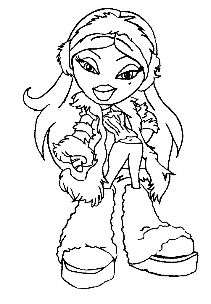 Dessin à colorier: Bratz (Dessins Animés) #32495 - Coloriages à Imprimer Gratuits