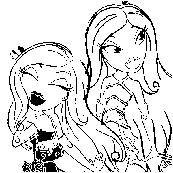 Dessin à colorier: Bratz (Dessins Animés) #32506 - Coloriages à Imprimer Gratuits