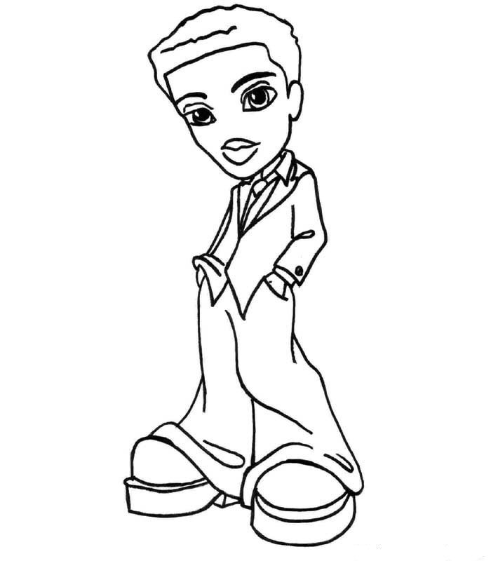 Dessin à colorier: Bratz (Dessins Animés) #32514 - Coloriages à Imprimer Gratuits