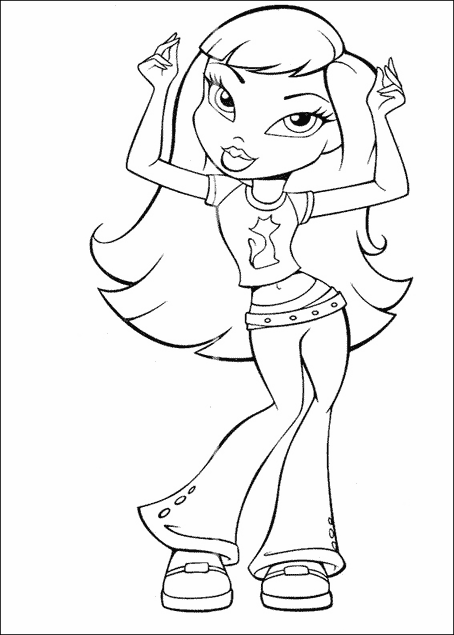 Dessin à colorier: Bratz (Dessins Animés) #32516 - Coloriages à Imprimer Gratuits