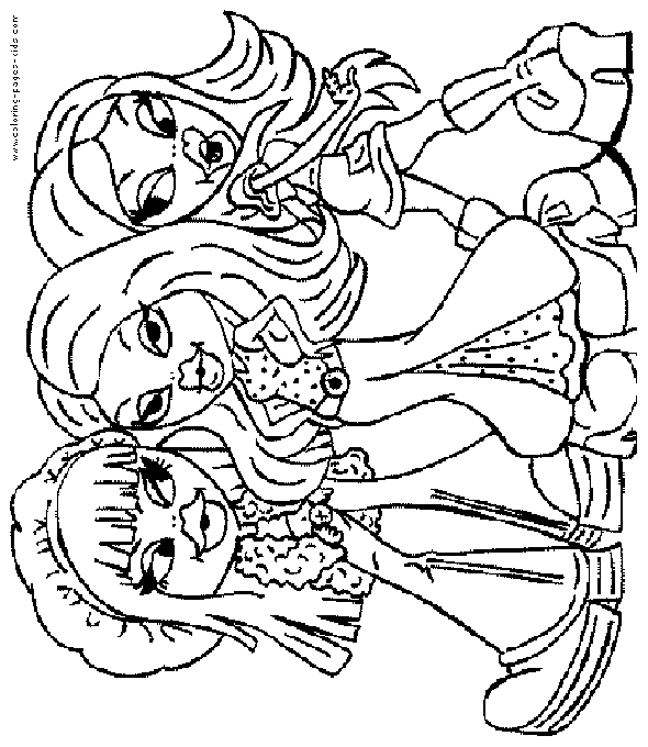 Dessin à colorier: Bratz (Dessins Animés) #32520 - Coloriages à Imprimer Gratuits