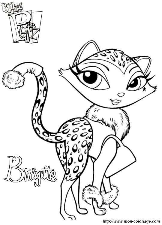 Dessin à colorier: Bratz (Dessins Animés) #32527 - Coloriages à Imprimer Gratuits