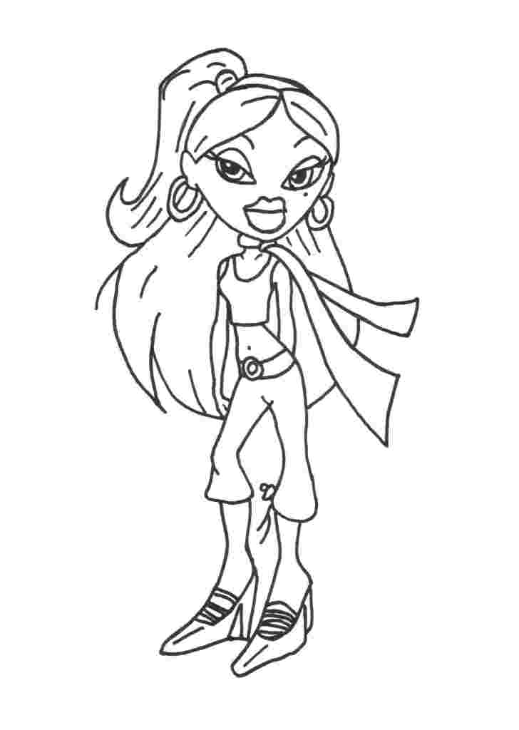 Dessin à colorier: Bratz (Dessins Animés) #32544 - Coloriages à Imprimer Gratuits