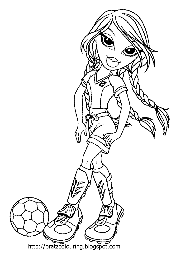 Dessin à colorier: Bratz (Dessins Animés) #32555 - Coloriages à Imprimer Gratuits