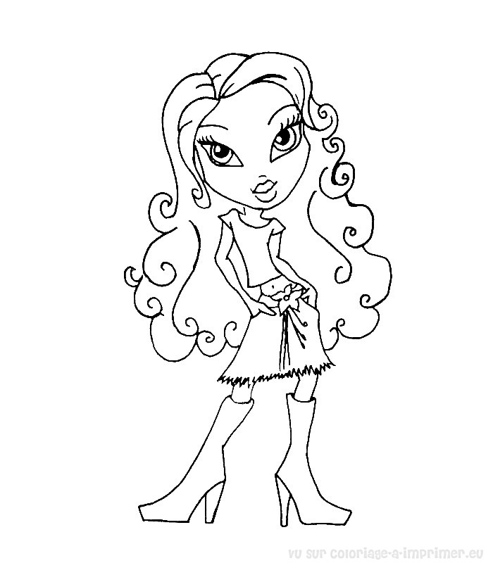 Dessin à colorier: Bratz (Dessins Animés) #32571 - Coloriages à Imprimer Gratuits