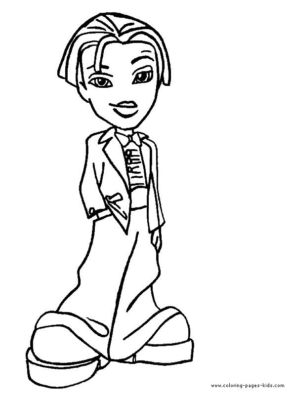 Dessin à colorier: Bratz (Dessins Animés) #32587 - Coloriages à Imprimer Gratuits