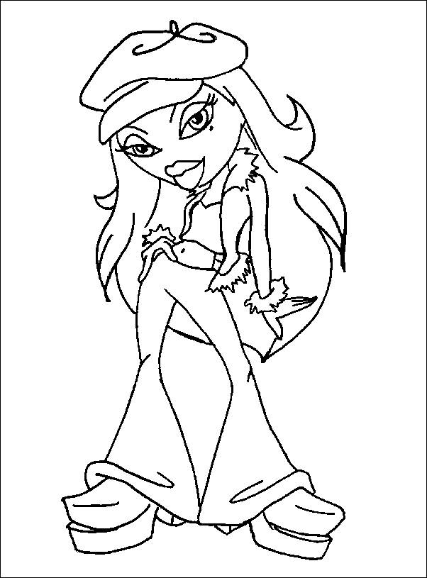 Dessin à colorier: Bratz (Dessins Animés) #32606 - Coloriages à Imprimer Gratuits