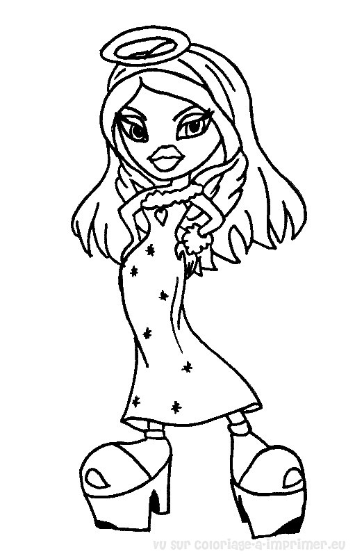 Dessin à colorier: Bratz (Dessins Animés) #32627 - Coloriages à Imprimer Gratuits