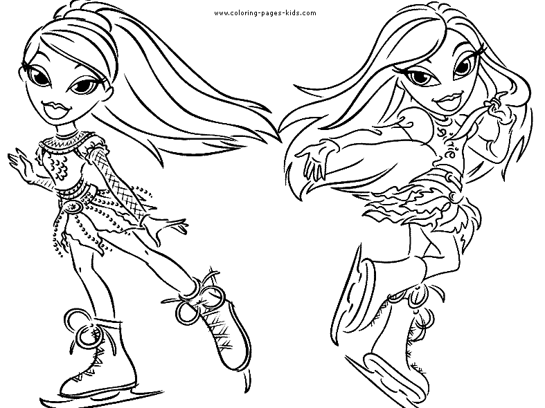 Dessin à colorier: Bratz (Dessins Animés) #32632 - Coloriages à Imprimer Gratuits