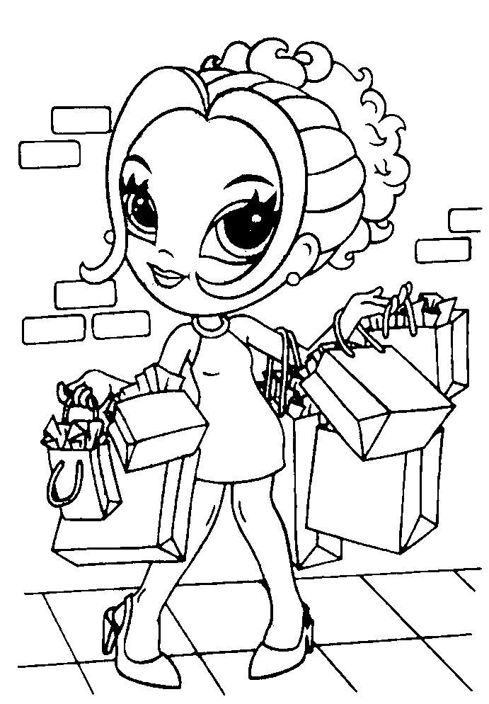 Dessin à colorier: Bratz (Dessins Animés) #32658 - Coloriages à Imprimer Gratuits