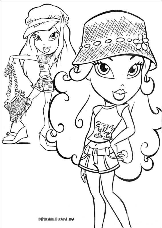 Dessin à colorier: Bratz (Dessins Animés) #32676 - Coloriages à Imprimer Gratuits