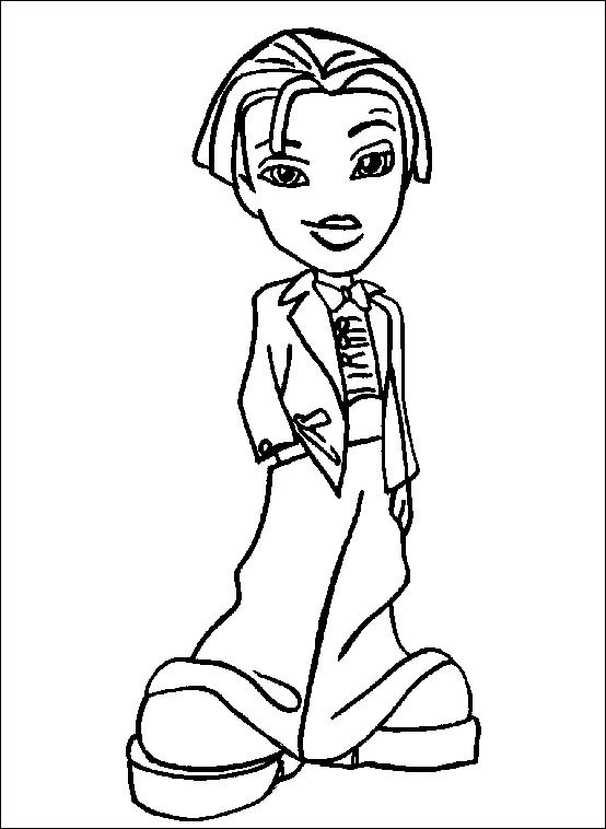 Dessin à colorier: Bratz (Dessins Animés) #32680 - Coloriages à Imprimer Gratuits