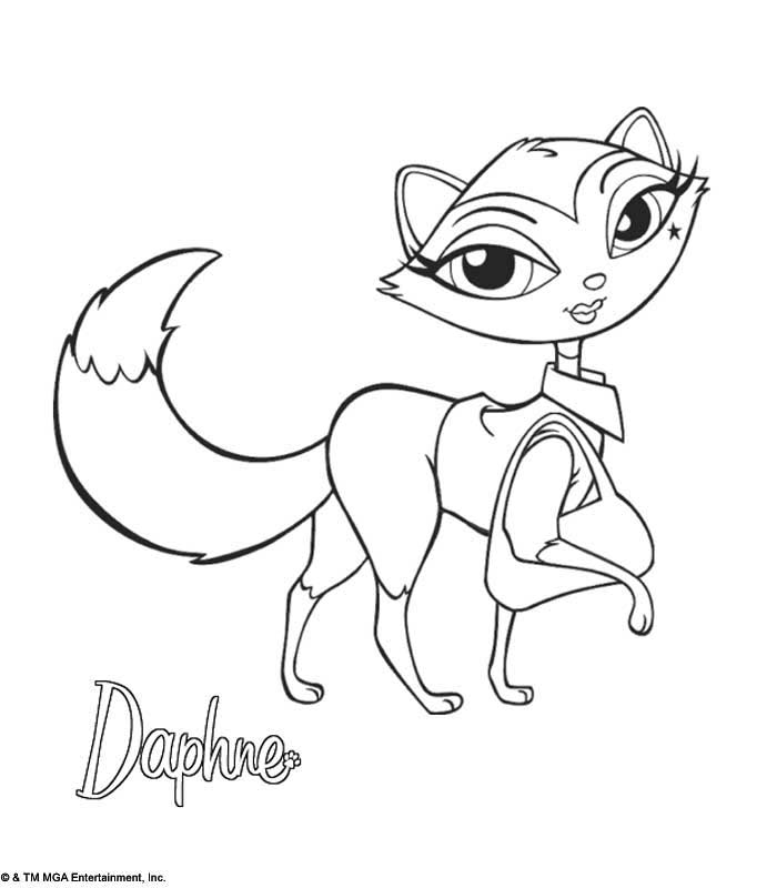 Dessin à colorier: Bratz (Dessins Animés) #32684 - Coloriages à Imprimer Gratuits