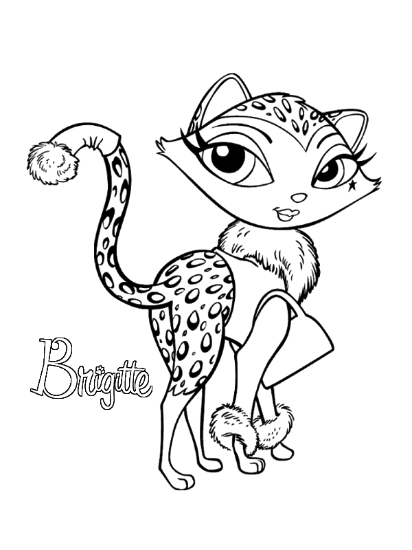 Dessin à colorier: Bratz (Dessins Animés) #32713 - Coloriages à Imprimer Gratuits