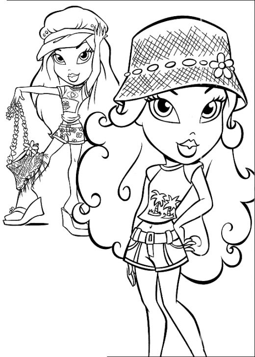 Dessin à colorier: Bratz (Dessins Animés) #32729 - Coloriages à Imprimer Gratuits