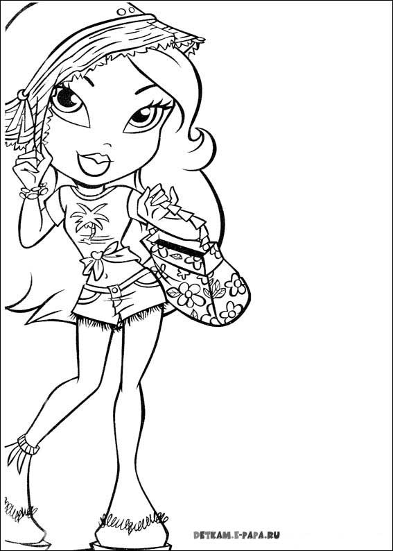 Dessin à colorier: Bratz (Dessins Animés) #32753 - Coloriages à Imprimer Gratuits