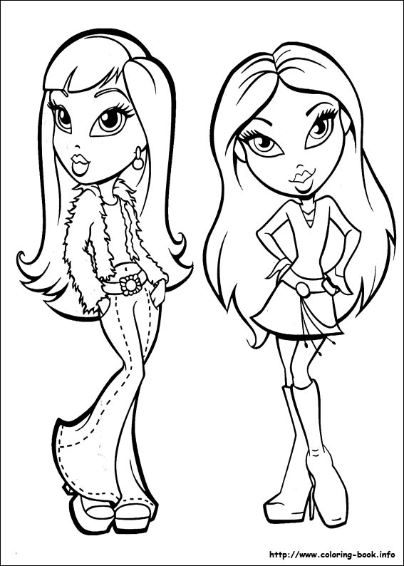 Dessin à colorier: Bratz (Dessins Animés) #32759 - Coloriages à Imprimer Gratuits