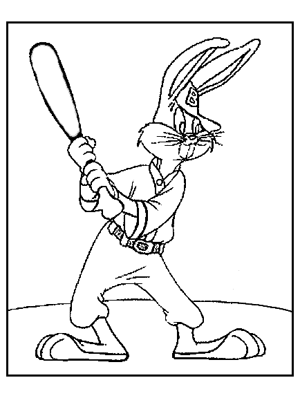 Dessin à colorier: Bugs Bunny (Dessins Animés) #26364 - Coloriages à Imprimer Gratuits