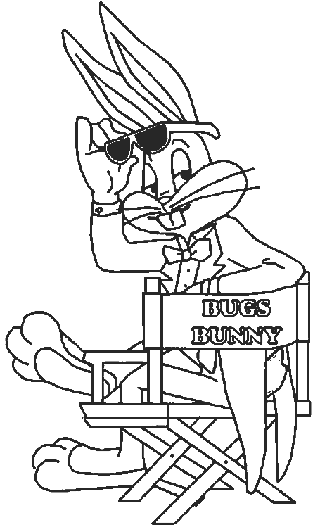 Dessin à colorier: Bugs Bunny (Dessins Animés) #26391 - Coloriages à Imprimer Gratuits