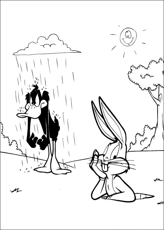 Dessin à colorier: Bugs Bunny (Dessins Animés) #26422 - Coloriages à Imprimer Gratuits