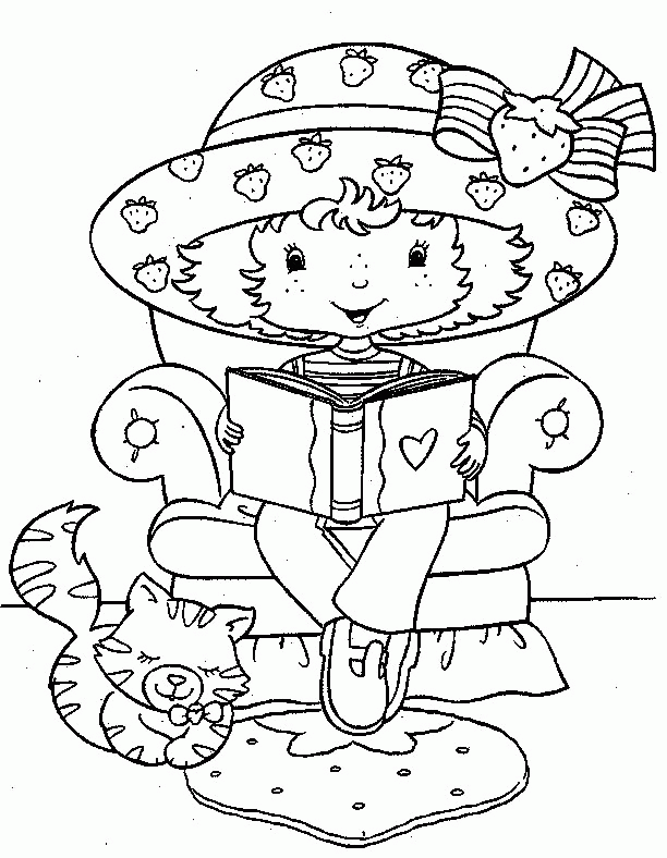 Dessin à colorier: Charlotte aux fraises / Fraisinette (Dessins Animés) #35518 - Coloriages à Imprimer Gratuits