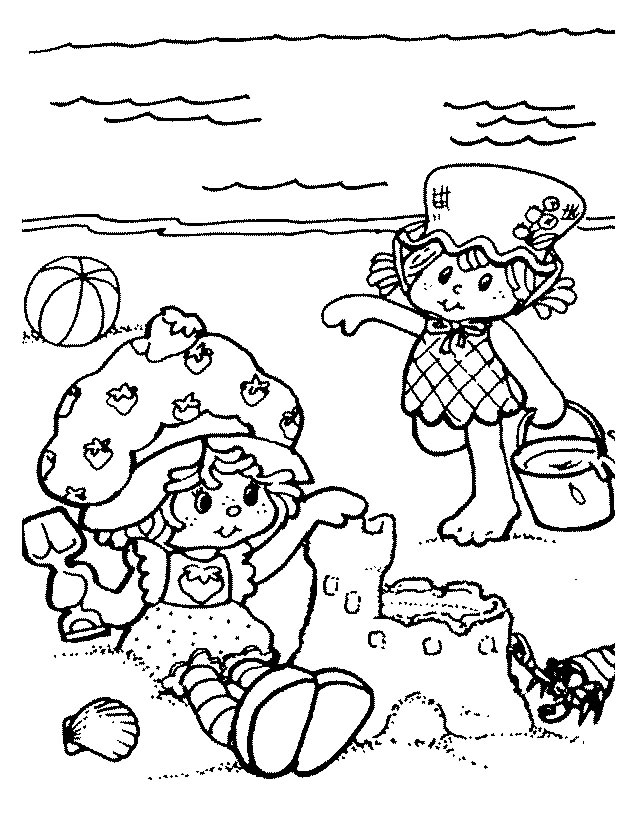 Dessin à colorier: Charlotte aux fraises / Fraisinette (Dessins Animés) #35545 - Coloriages à Imprimer Gratuits