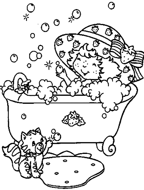 Dessin à colorier: Charlotte aux fraises / Fraisinette (Dessins Animés) #35602 - Coloriages à Imprimer Gratuits