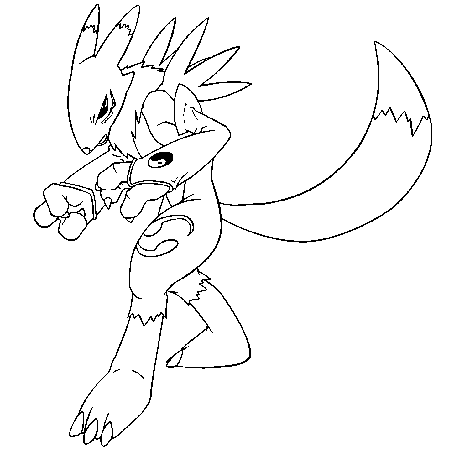 Dessin à colorier: Digimon (Dessins Animés) #51433 - Coloriages à Imprimer Gratuits