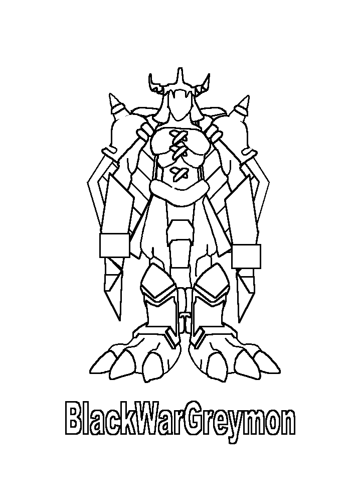 Dessin à colorier: Digimon (Dessins Animés) #51461 - Coloriages à Imprimer Gratuits