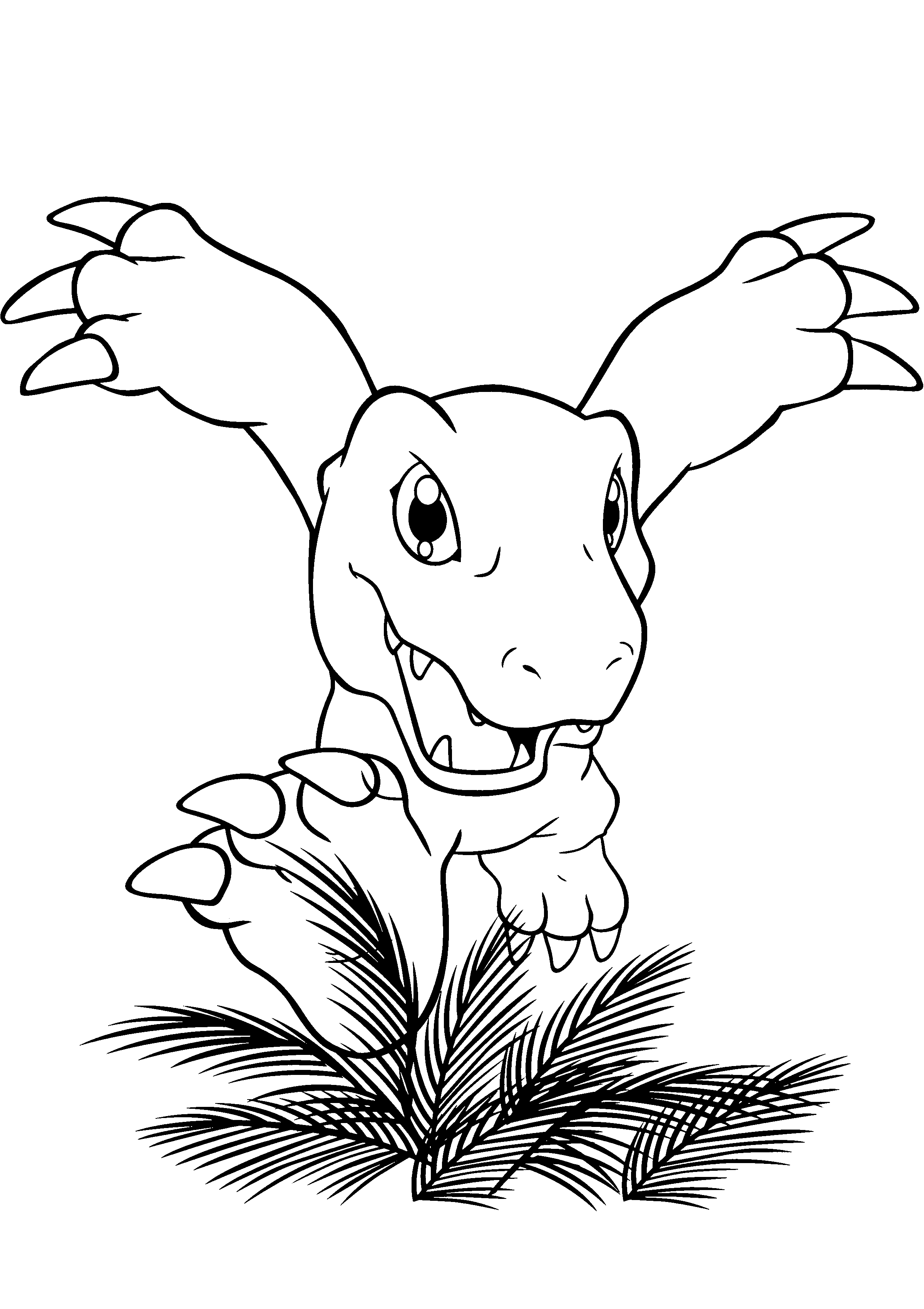 Dessin à colorier: Digimon (Dessins Animés) #51553 - Coloriages à Imprimer Gratuits