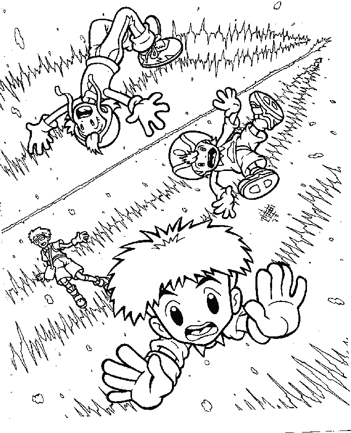 Dessin à colorier: Digimon (Dessins Animés) #51662 - Coloriages à Imprimer Gratuits