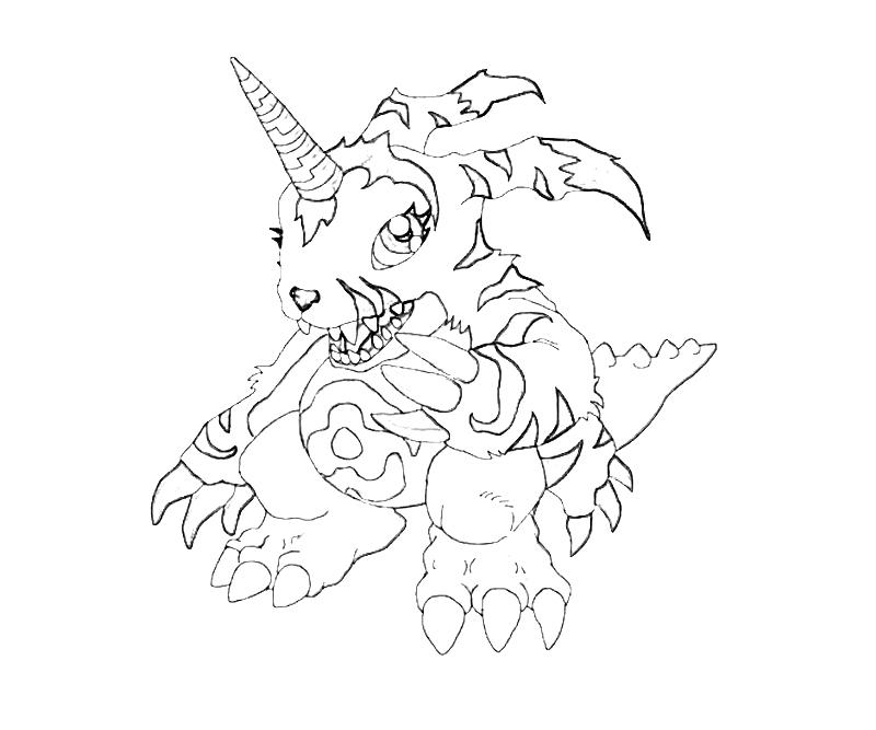 Dessin à colorier: Digimon (Dessins Animés) #51728 - Coloriages à Imprimer Gratuits