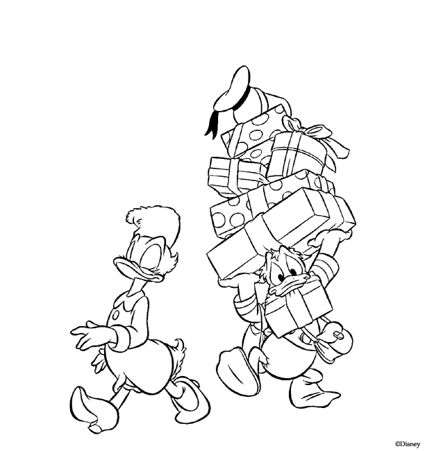 Dessin à colorier: Donald Duck (Dessins Animés) #30149 - Coloriages à Imprimer Gratuits